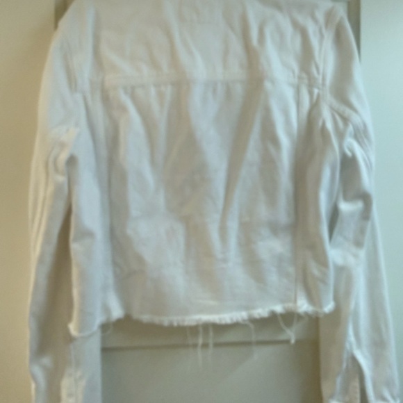 PAIGE Classic White Cropped Jacket - Picture 3 of 3